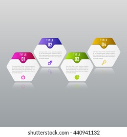 Modern design infographic template. Infographic template can be used for chart, diagram, web design, workflow layout