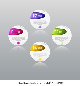 Modern design infographic template. Infographic template can be used for chart, diagram, web design, workflow layout