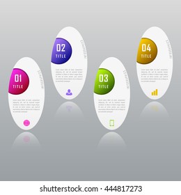 Modern design infographic template. Infographic timeline template can be used for chart, diagram, web design, workflow layout. Infographic business concept 