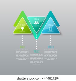 Modern design infographic template. Infographic timeline template can be used for chart, diagram, web design, workflow layout. Infographic business concept 