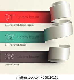 Modern design infographic template, vector illustration.