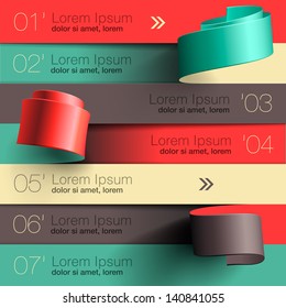 Modern design infographic template, vector illustration.