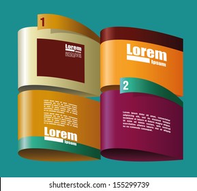 Modern design infographic template, vector illustration.