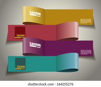 Modern design infographic template, vector illustration.