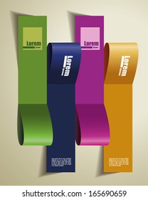 Plantilla infográfica de diseño moderno, ilustración vectorial.