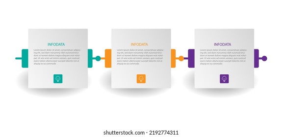 Modern design infographic template vector.