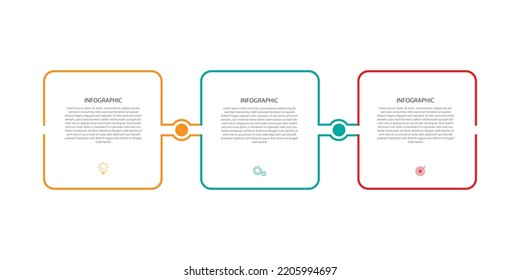 Modern design infographic template vector element.