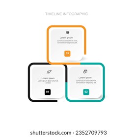 diseño moderno de la plantilla de infografía vector para presentación de información y web gráfica