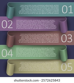 Modern design infographic template vector image