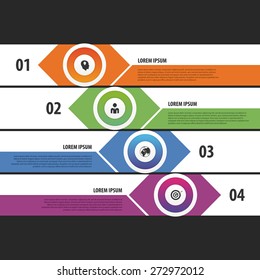 Modern Design infographic template. Vector