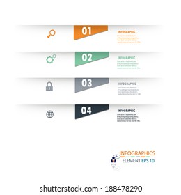 Moderner Design-Infografik