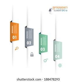 Modern design infographic vector