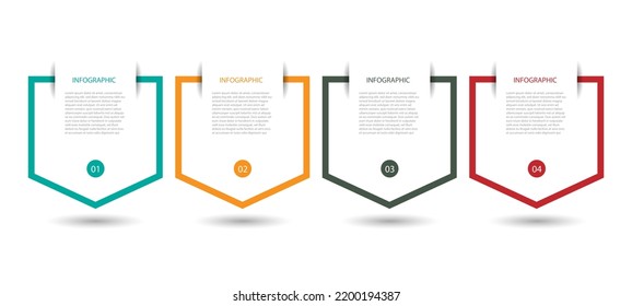 Elemento vectorial infográfico de diseño moderno