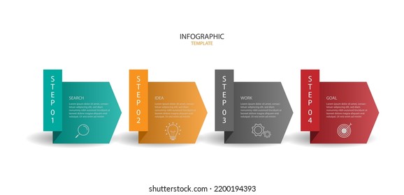 Modern design infographic vector element