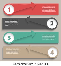 Modernes Design für Infografiken