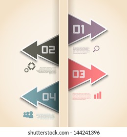 Diseño moderno para el fondo de las opciones de infografía