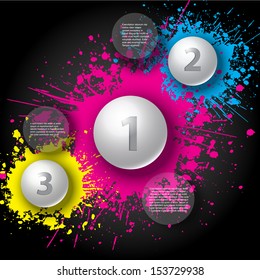 Modernes Design für Infografik-Optionen, Hintergrund