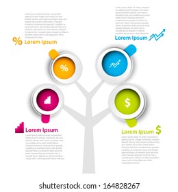 Modern Design Infographics template. 
