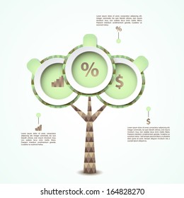 Modern Design Infographics template. 