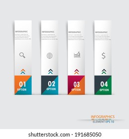 Modern design infographics template. 