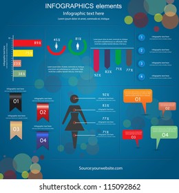 Modern Design infographics template. Vector