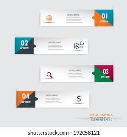 Modern design infographics template. vector can be used for workflow layout / numbered banners / step up option / graphic or website layout vector 