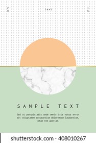 Modern design for invitation, business card, poster or banner