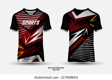 Modern design jersey T shirt sports suitable for racing, soccer, e sports