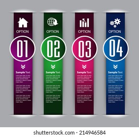 modern design label text box template for website, speech bubble, labels, icon, numbers.