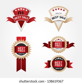 Modern Design Labels / can be used for infographics / numbered banners / graphic or website layout vector/Horizontal
