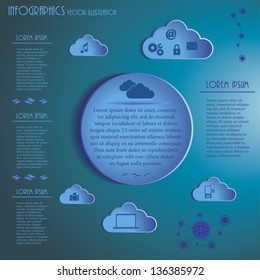 Modern design layout for business communication. Vector illustration