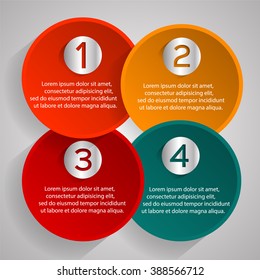 Modern Design Layout - info graphic  Vector 