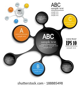 Modern Design Layout for infographic | EPS10 Vector