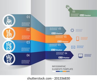 Modern Design Layout Infographic EPS10 Vector