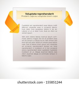 Modern Design Layout. Infographic, presentation template. EPS10 Vector