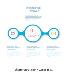 Modern Design Layout. Simply minimal infographic template design. Vector. 
