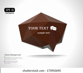 Modern Design Layout, Speech bubble