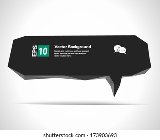 Modern Design Layout, Speech bubble