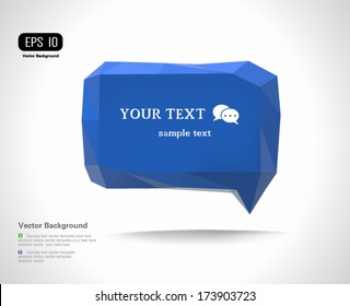 Modern Design Layout, Speech bubble