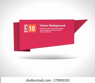Modern Design Layout, Speech bubble