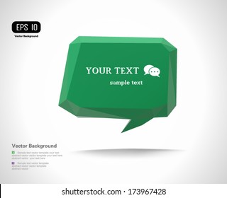 Modern Design Layout, Speech bubble