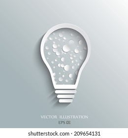 Modern Design light dot Minimal style infographic template