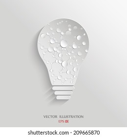 Modern Design light dot Minimal style infographic template 