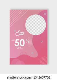 Modern design liquid banner background, can be use for, landing page, website, poster, coupon, gift card, flyer template, web design. peach gradient shapes composition. EPS 10. -Vector