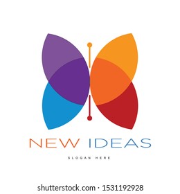 modern design logo for creativity and new ideas