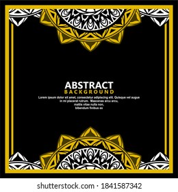 modernes Design, Mandala, islamischer Hintergrund