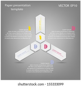 Modern Design Minimal style infographic template.vector illustration