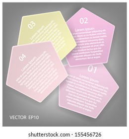 Modern Design Minimal style infographic template.vector illustration