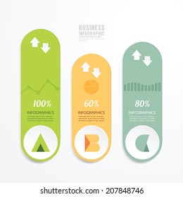 Modern Design Minimal style infographic template.can be used for infographics .graphic or website layout vector