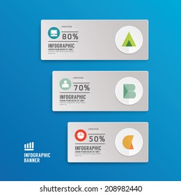 Modern Design Minimal style infographic template with alphabet / can be used for infographics / numbered banners / horizontal cutout lines / graphic or website layout vector